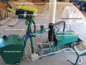 Линия гранулирования биомассы MGL 100